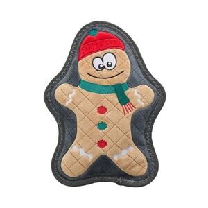Joyhound Rip Roarin Tough Super Squeaker Gingerbread Men Dog Toy Crinkle‎ Thrash